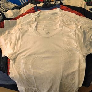 7 pack Boys White tee